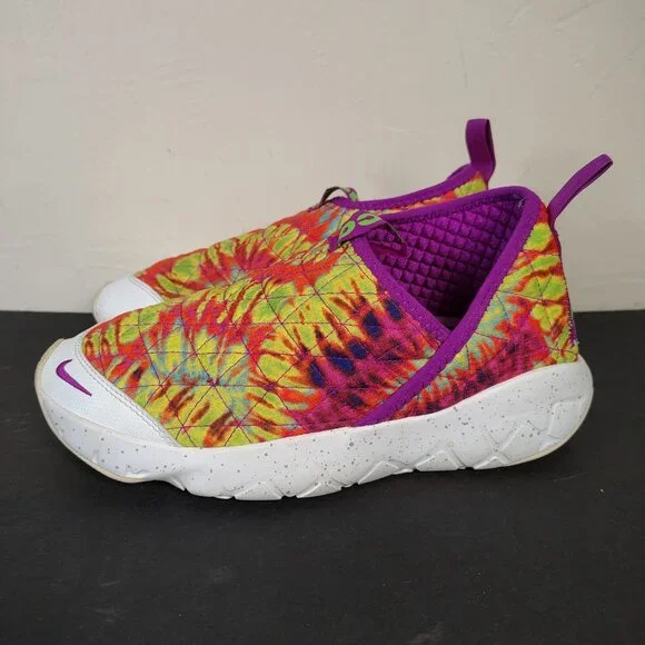 Nike ACG Moc 3.O Sneakers Mens Size 8 Tie Die Slip Ons Neon Athletic CW2463-300 - Picture 5 of 11